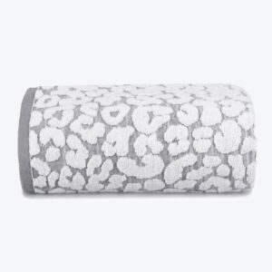 Luxury Sculpted Leopard Print Hand Towel