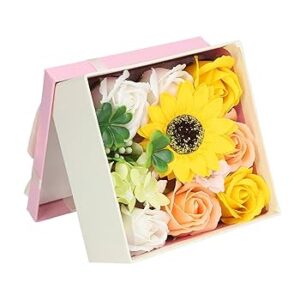 Sunflower Soap with Roses