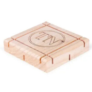 Disco de madeira para sabonetes