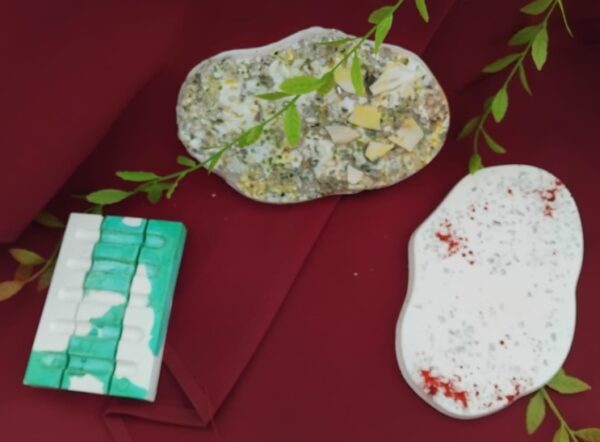 Saboneteira de Barro Plana - Feita à Mão