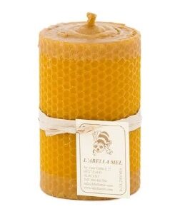 Velas de cera de abelha - amplas