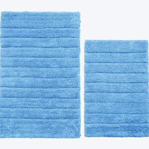 Conjunto de tapetes de banho de duas peças Cornish Blue Marlow