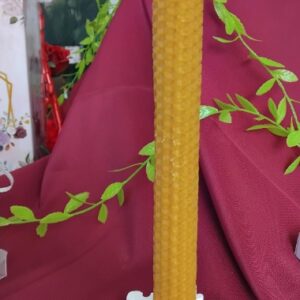 Castiçais em forma de Estrela de Gelo com Vela da Cera da Abelha