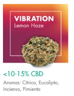 VIBRATION (Lemon Haze) CBD Flowers