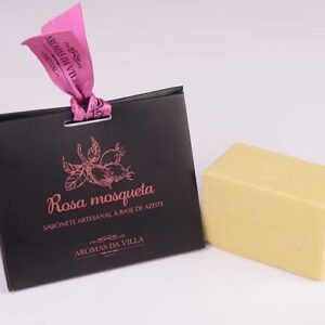 Sabonete Rosa Mosqueta barra de sabão embalada