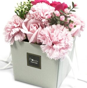 Ramo de Sabonetes de Flores Rosa