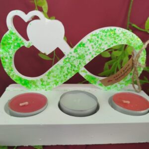 Castiçal grande em barro