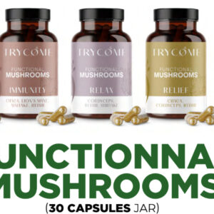 Mushrooms Relief CHAGA, CORDYCEPS, REISHI 60pills